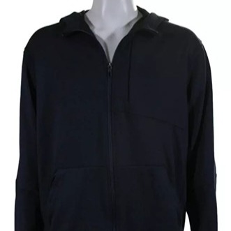 199 Authentic LULULEMON Athletica Men’s Navy-Blue Hoodie Sweat Jacket Sz.XL