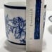 4- WILLIAMS SONOMA COFFEE TEA COCO MUGS CUPS SAUCER BLUE WHITE BUTTERFLY FLORAL