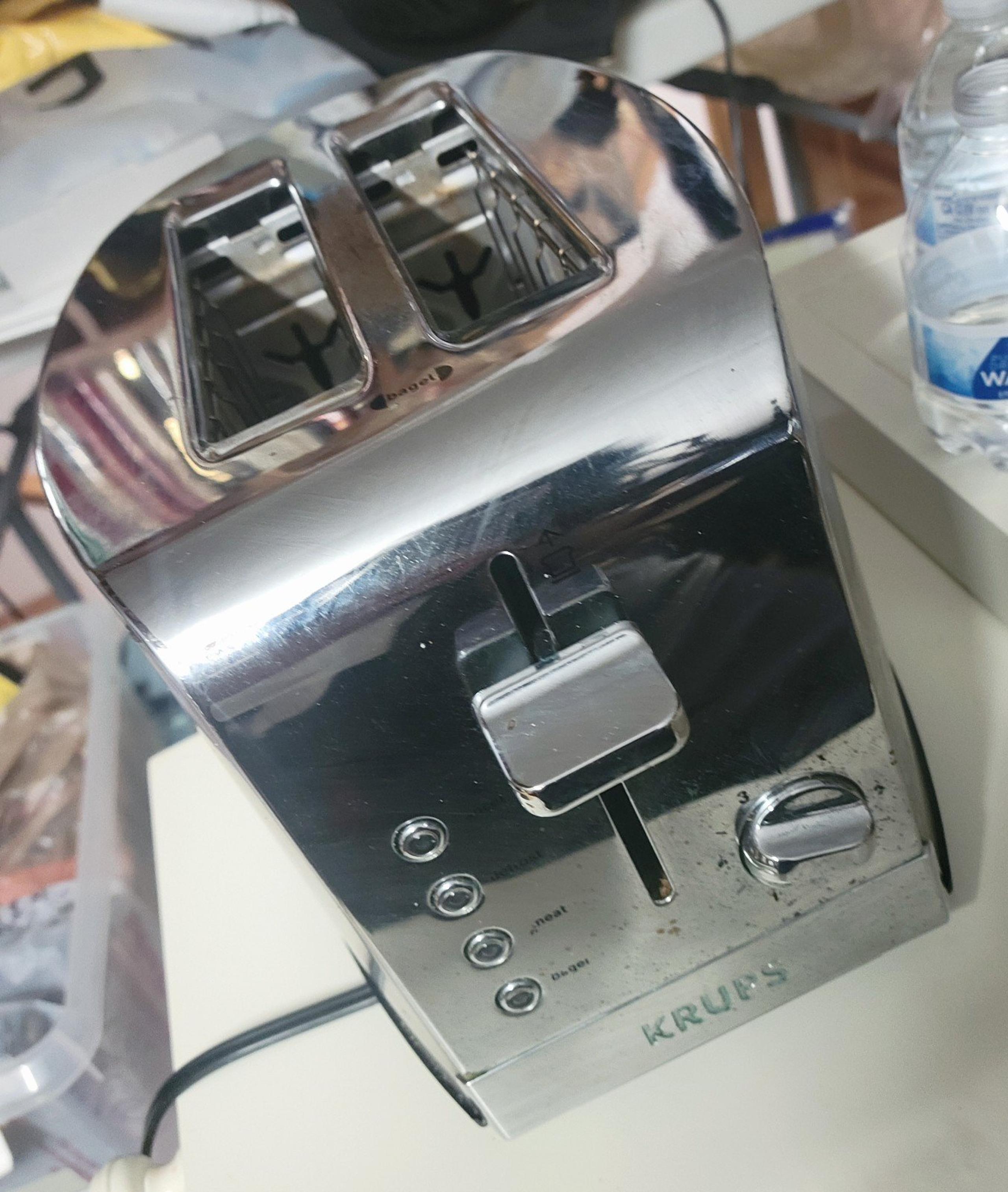 KRUPS 2-Slice Stainless Steel Toaster