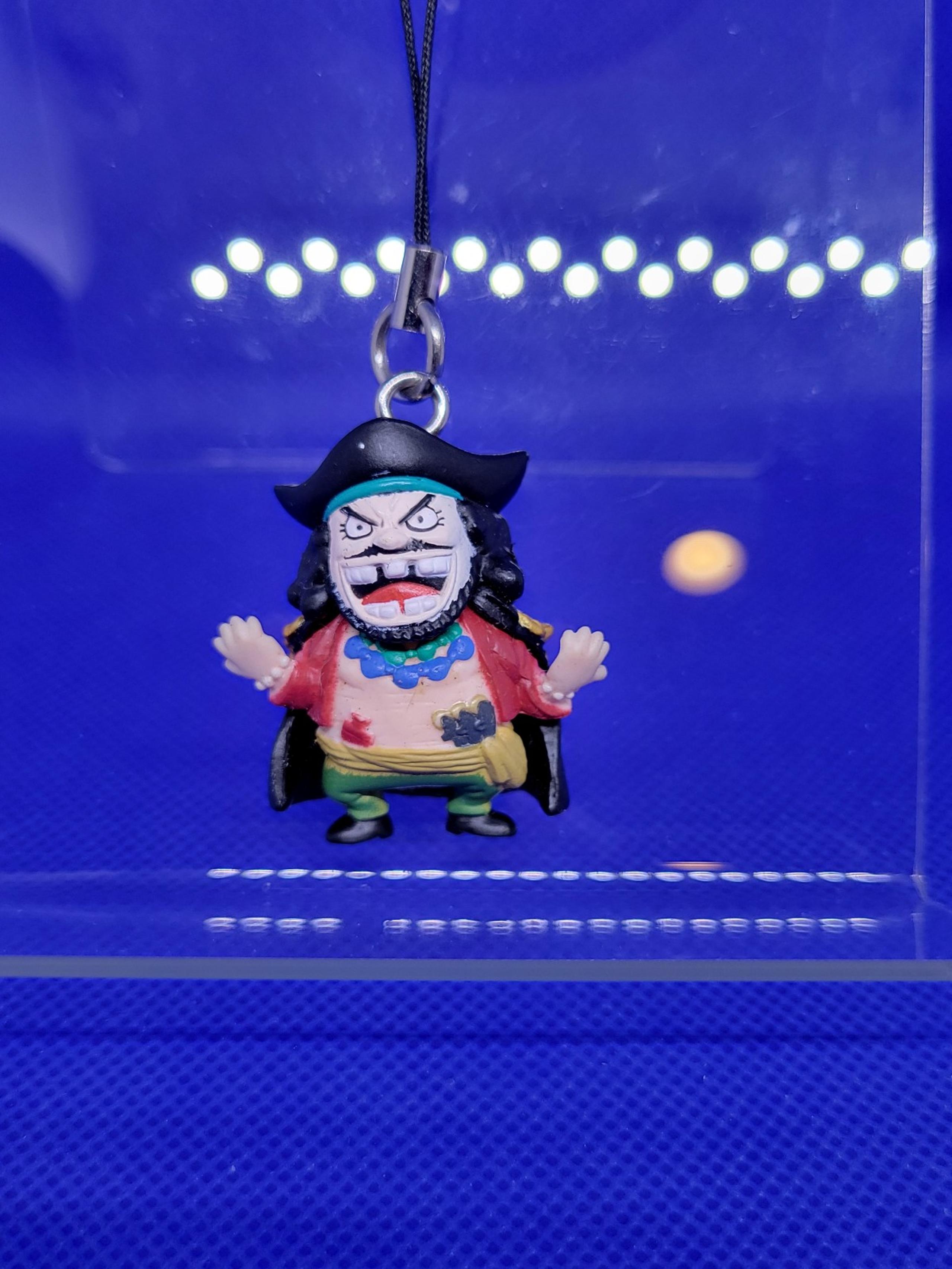 Blackbeard [One Piece] Figure Mascot Gotochi Charm / Phone Strap / Keychain -