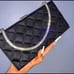 Black Bling Rhombi Rhinestone Purse clutch