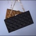 Black Bling Rhombi Rhinestone Purse clutch