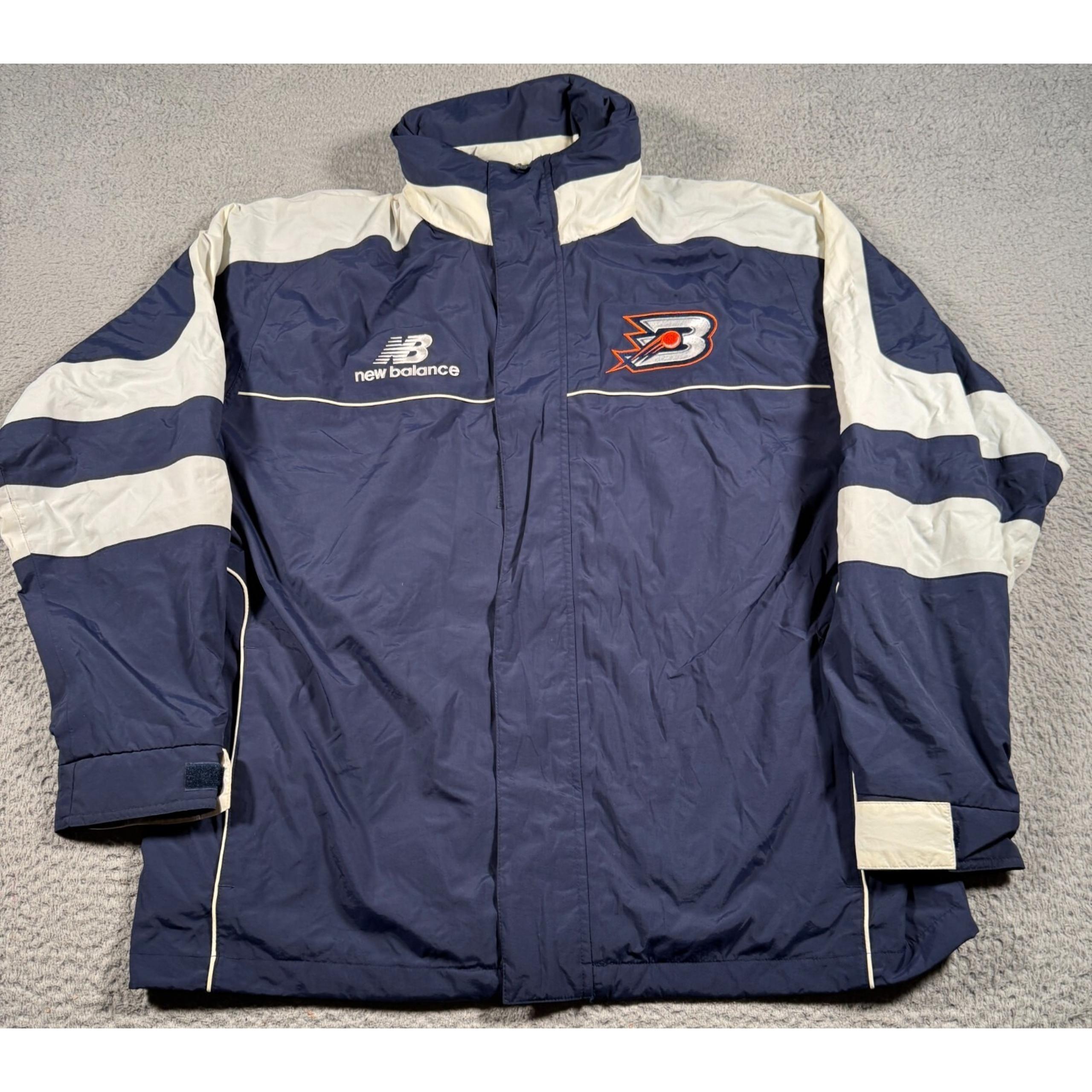 New Balance Philadelphia Barrage Hooded Windbreaker Jacket Men L MLL Lacrosse