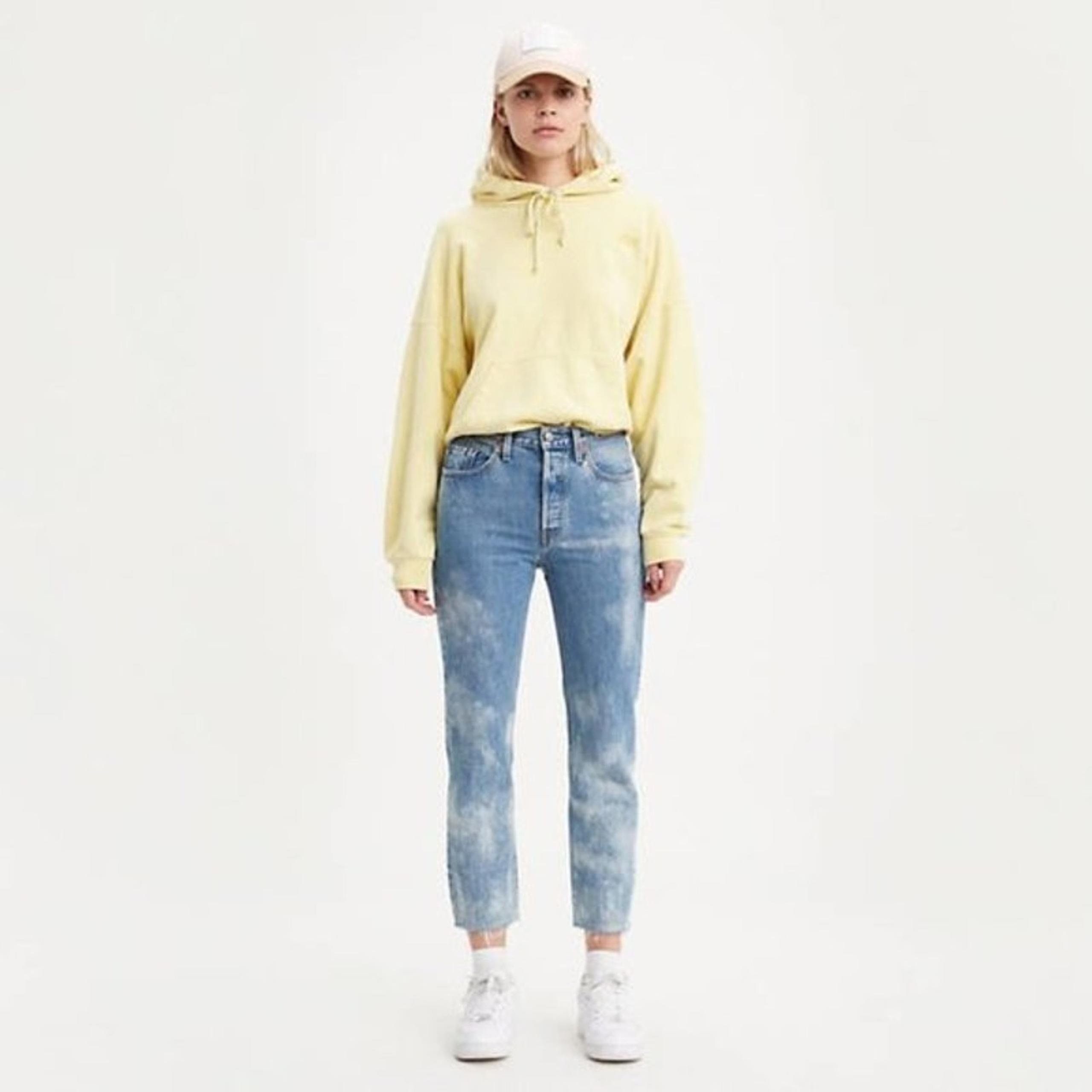 NEW Levi's Women's 501 Cropped Jeans in Grain Of Sand 30x26