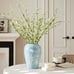 NEW Blue Vase for Home Decor,Ceramic Farmhouse Vases,Large Vases for Living Room