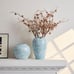 NEW Blue Vase for Home Decor,Ceramic Farmhouse Vases,Large Vases for Living Room