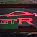 GTR etched lighted mirror