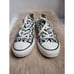 Converse All Star Black Floral Polka Dot Sneakers Shoes Womens Size 8