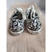 Converse All Star Black Floral Polka Dot Sneakers Shoes Womens Size 8
