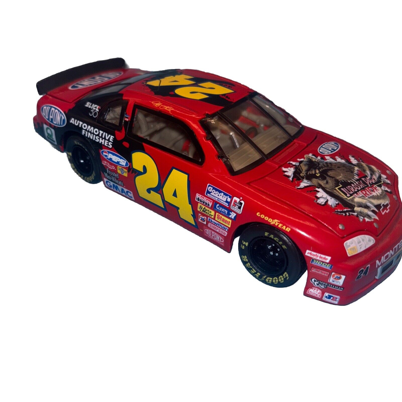 Jeff Gordon #24 Dupont Action 1997 Jurassic Park 1/24 scale diecast Bank 0840