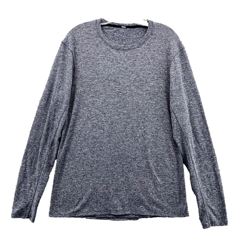 Lululemon Vent Tech T-Shirt Mens Medium Blue Long Sleeve Running Training Travel