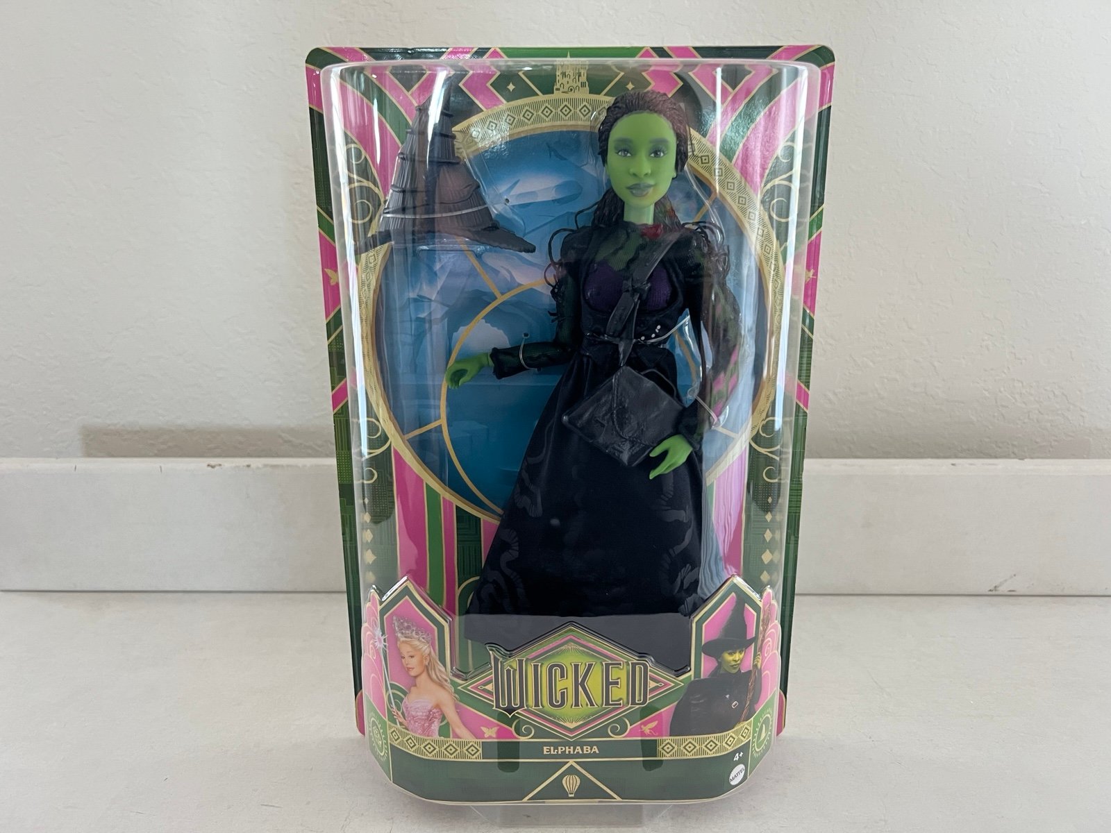 Wicked Elphaba Ozdust Ball Doll w/ URL Misprint