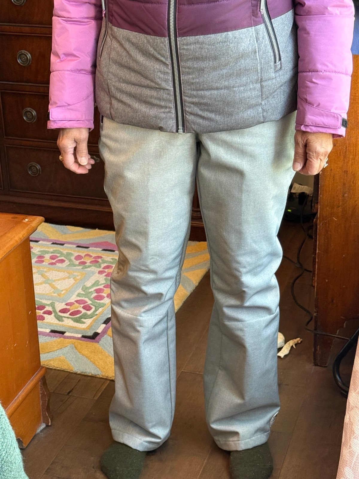 Killtec grey ski pants - size 8- NWOT