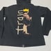 Train Drops Of Jupiter Logo Rare Hoodie Full Zip Jacket XS Black