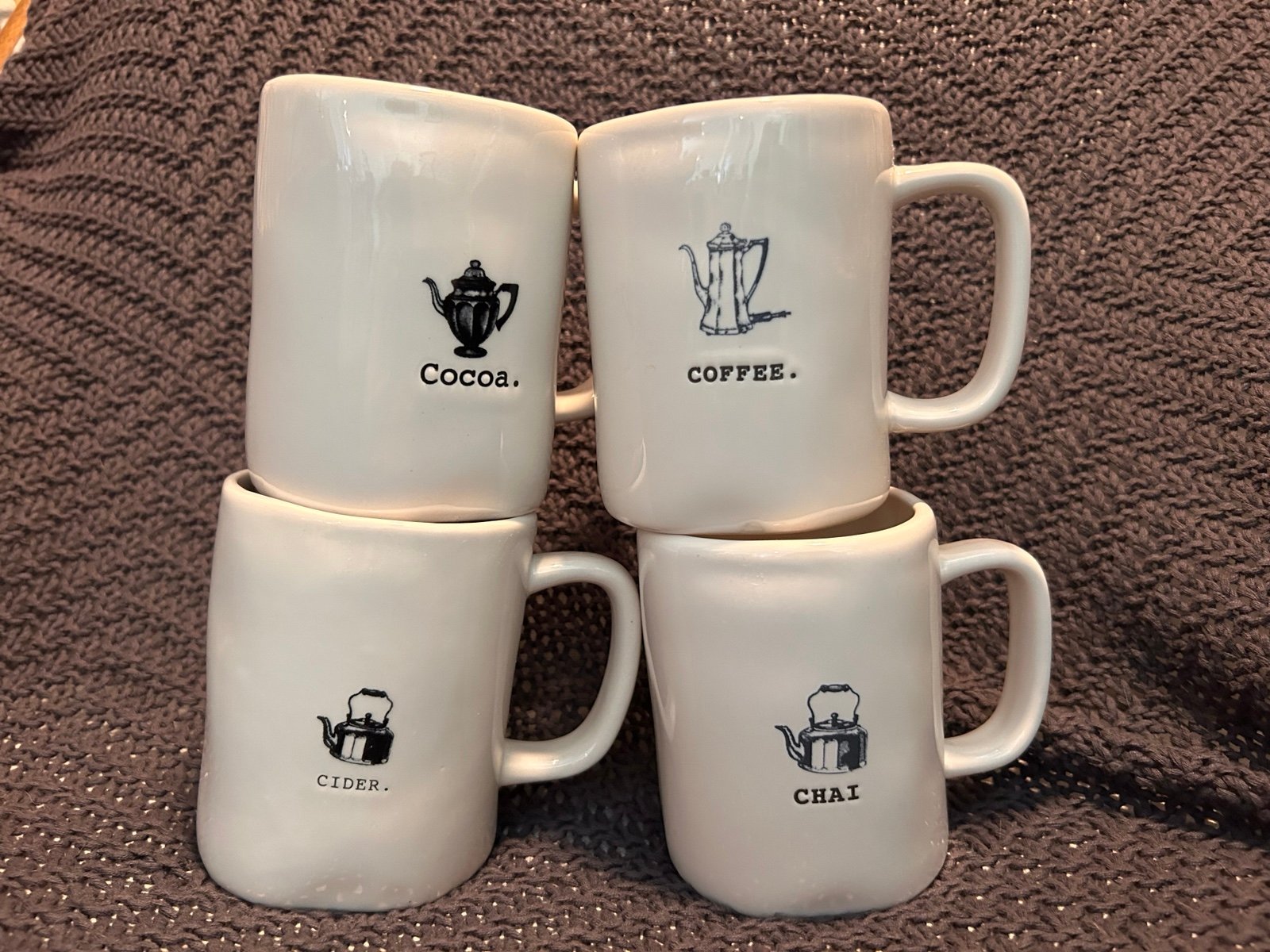 2018 OG Rae Dunn Icon Mug Set