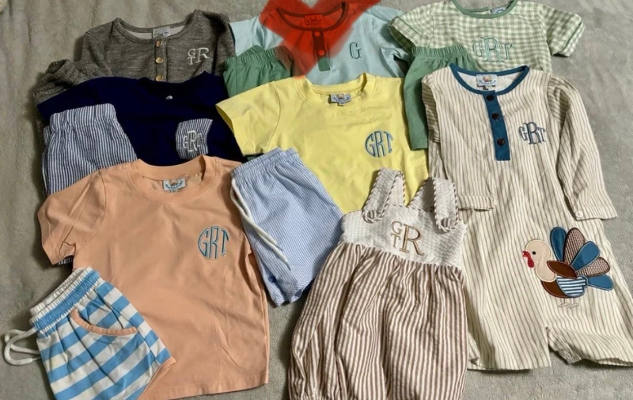 Busy bees smocks gRt monogram bundle