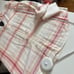 Paige Enid shirt blouse top womens Classic flannel viscose white burnt sienna ne