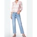 Paige Enid shirt blouse top womens Classic flannel viscose white burnt sienna ne