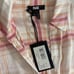 Paige Enid shirt blouse top womens Classic flannel viscose white burnt sienna ne