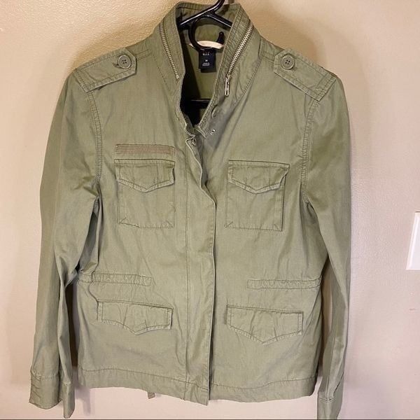 GAP medium green utility jacket