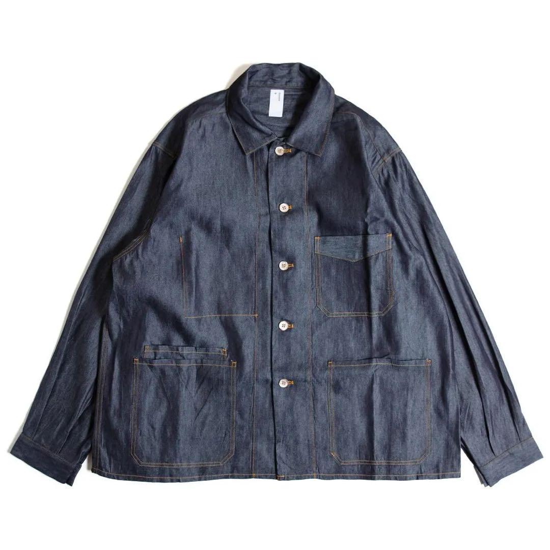 benine9 Vinine 6oz Silk Denim Work Jacket