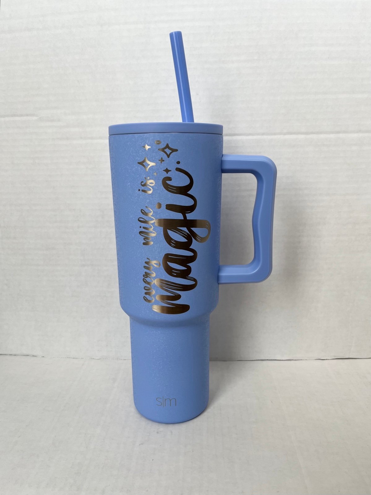 RARE Custom Simple Modern “Every Mile is Magic” RunDisney 40oz Trek Tumbler