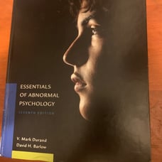 Essentials of Abnormal Psychology Seventh Edition
