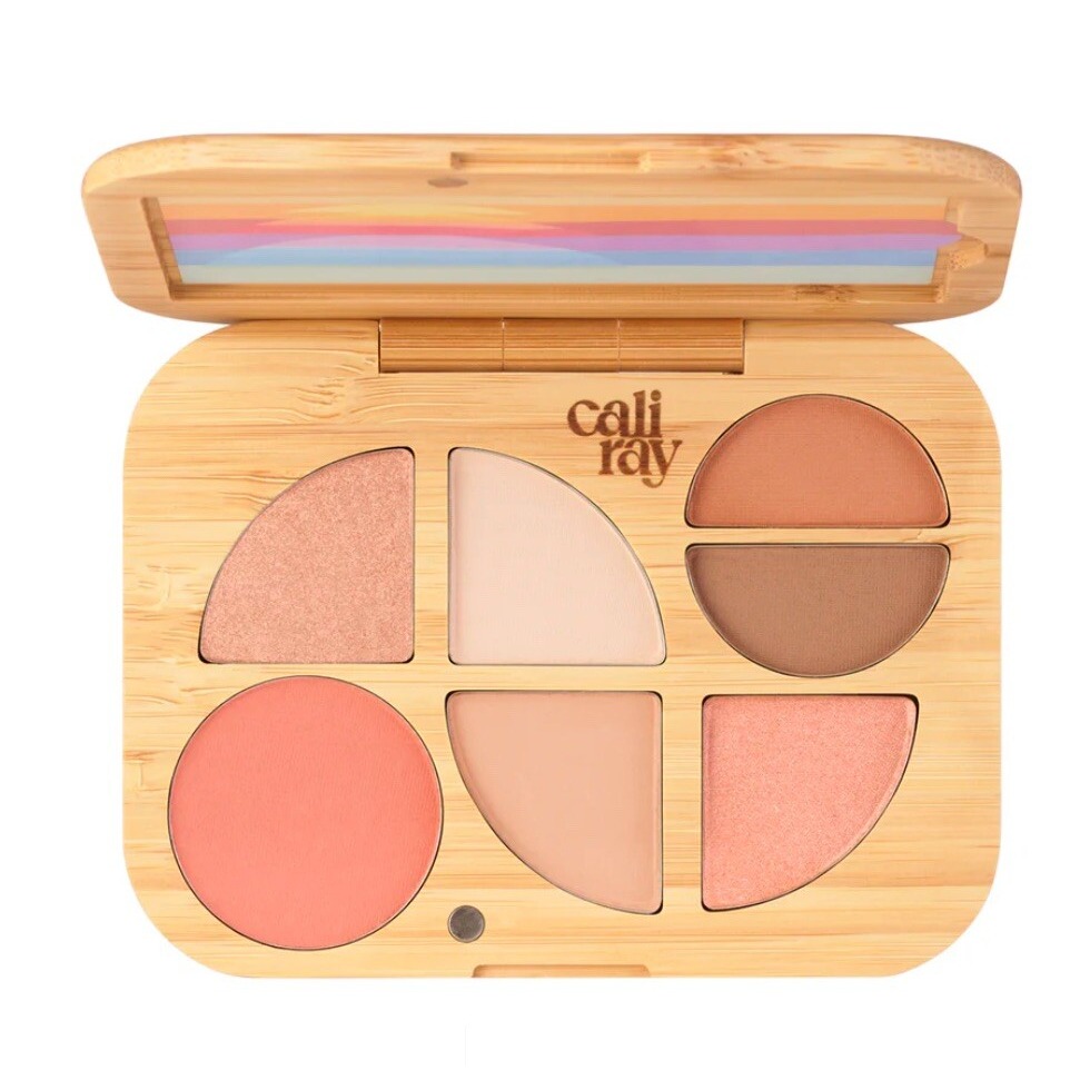 CALIRAY Endless Sunset Eye Shadow Cheek Blush Highlighter palette NIB