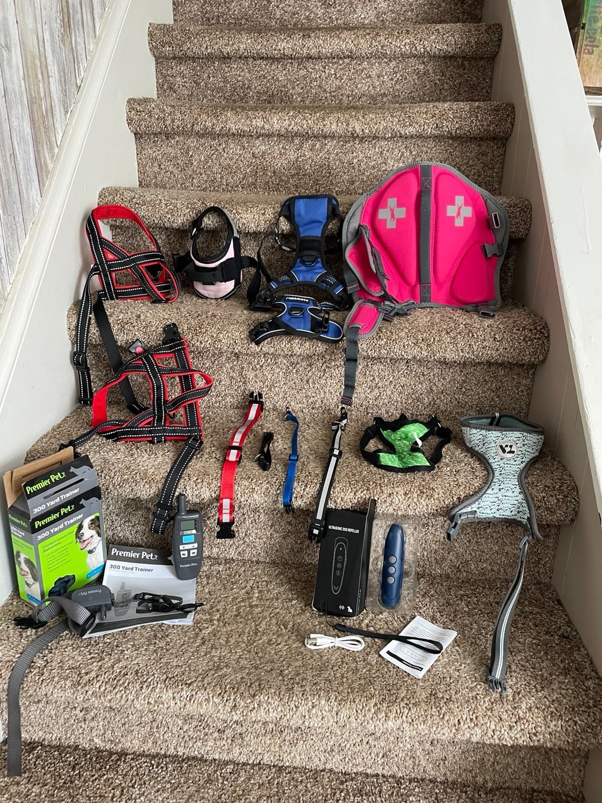 Dog harnesses, yard trainer, dog repeller