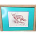 Custom Framed & Matted Signed C. Alexander Print Fox 10 x 12.5