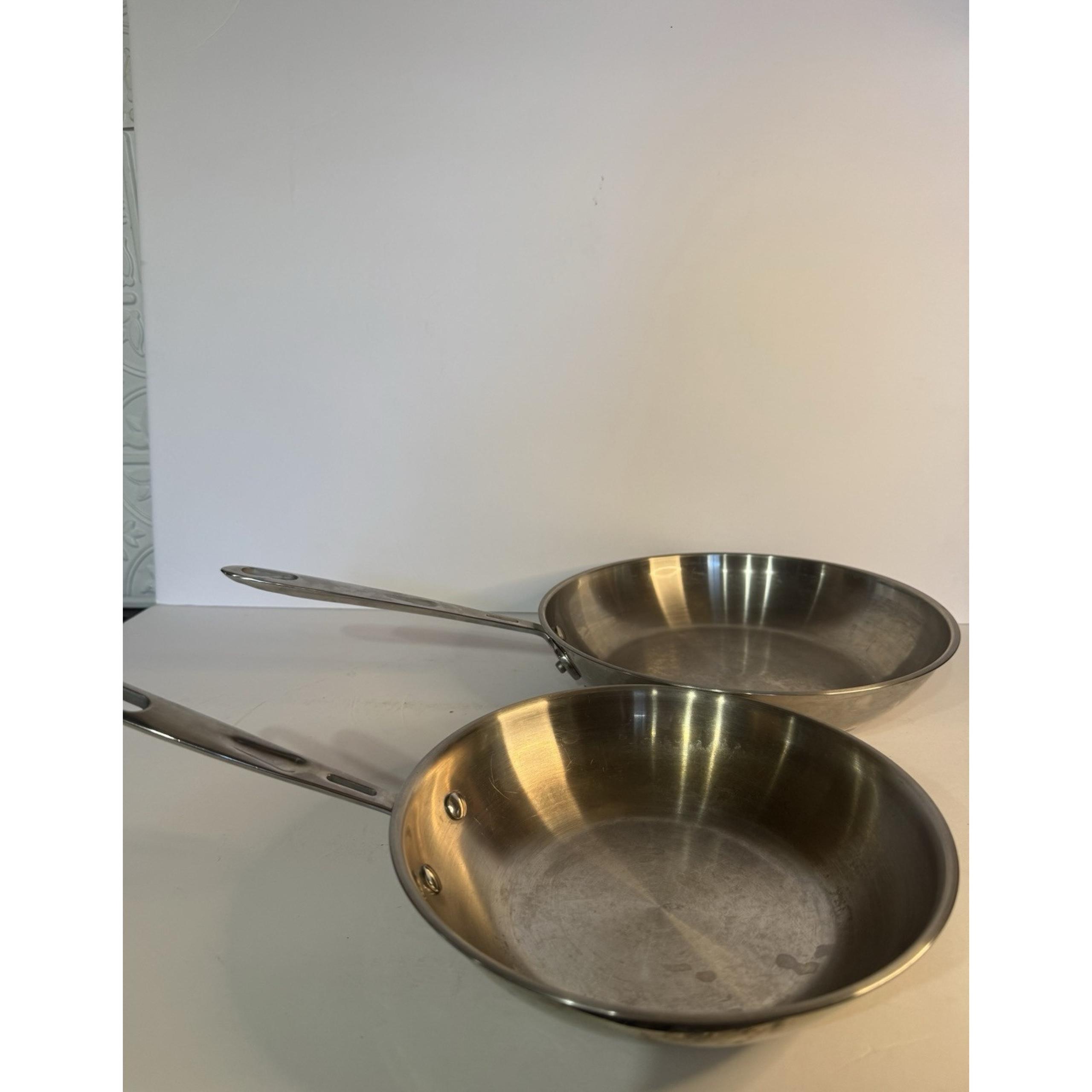Eneril Frying Pans Stainless Steel 8" And 10"
