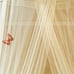 Elevate Your Bedroom with a Stylish Round Ceiling Mosquito Net and String Lights