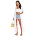 Show Me Your Mumu Slit Arm Layne Long Kimono Seashore Stripe Women's Size XS