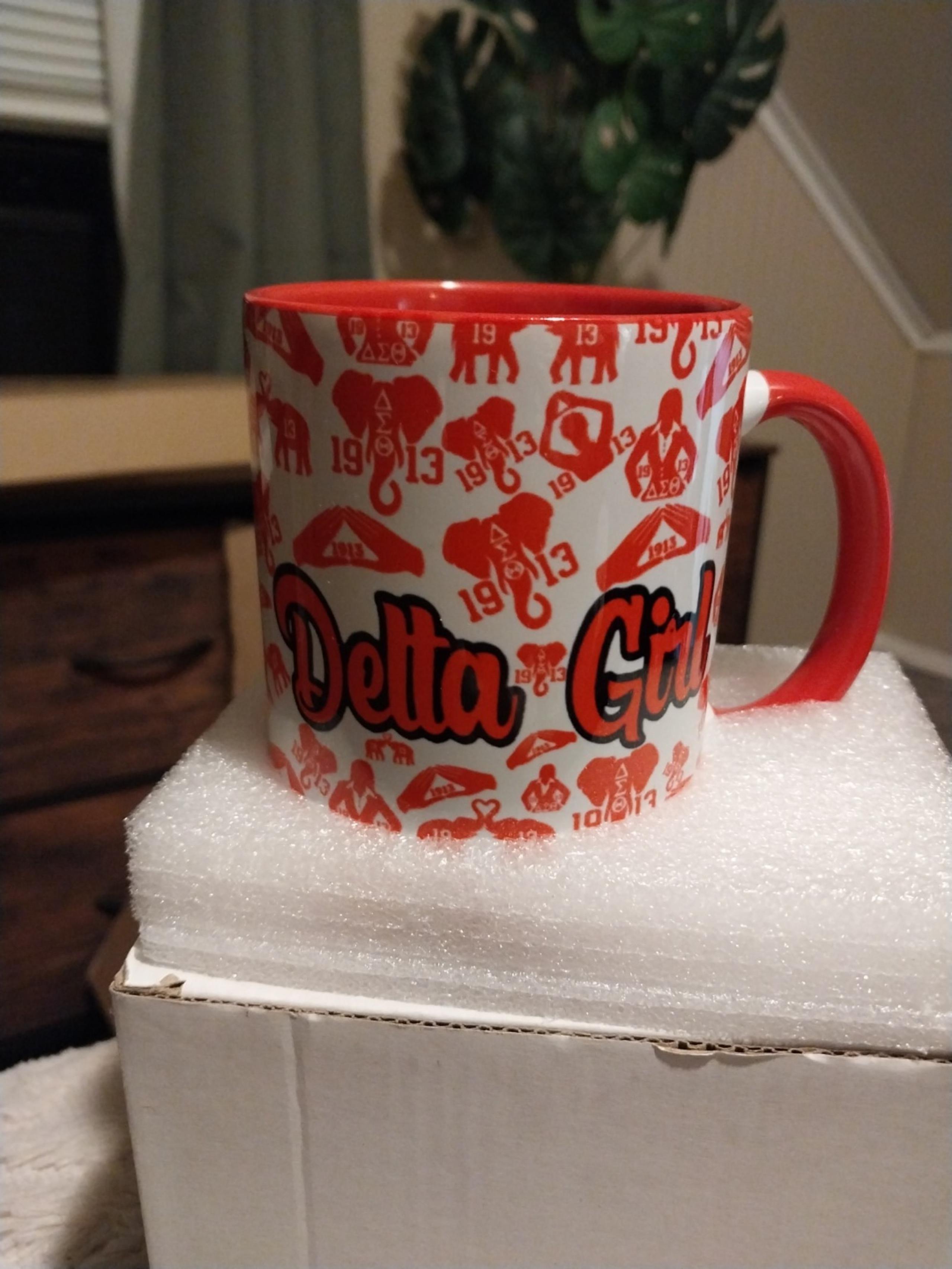 Delta Girl Coffee Mug New Great Condition Never Used Ready To Ship