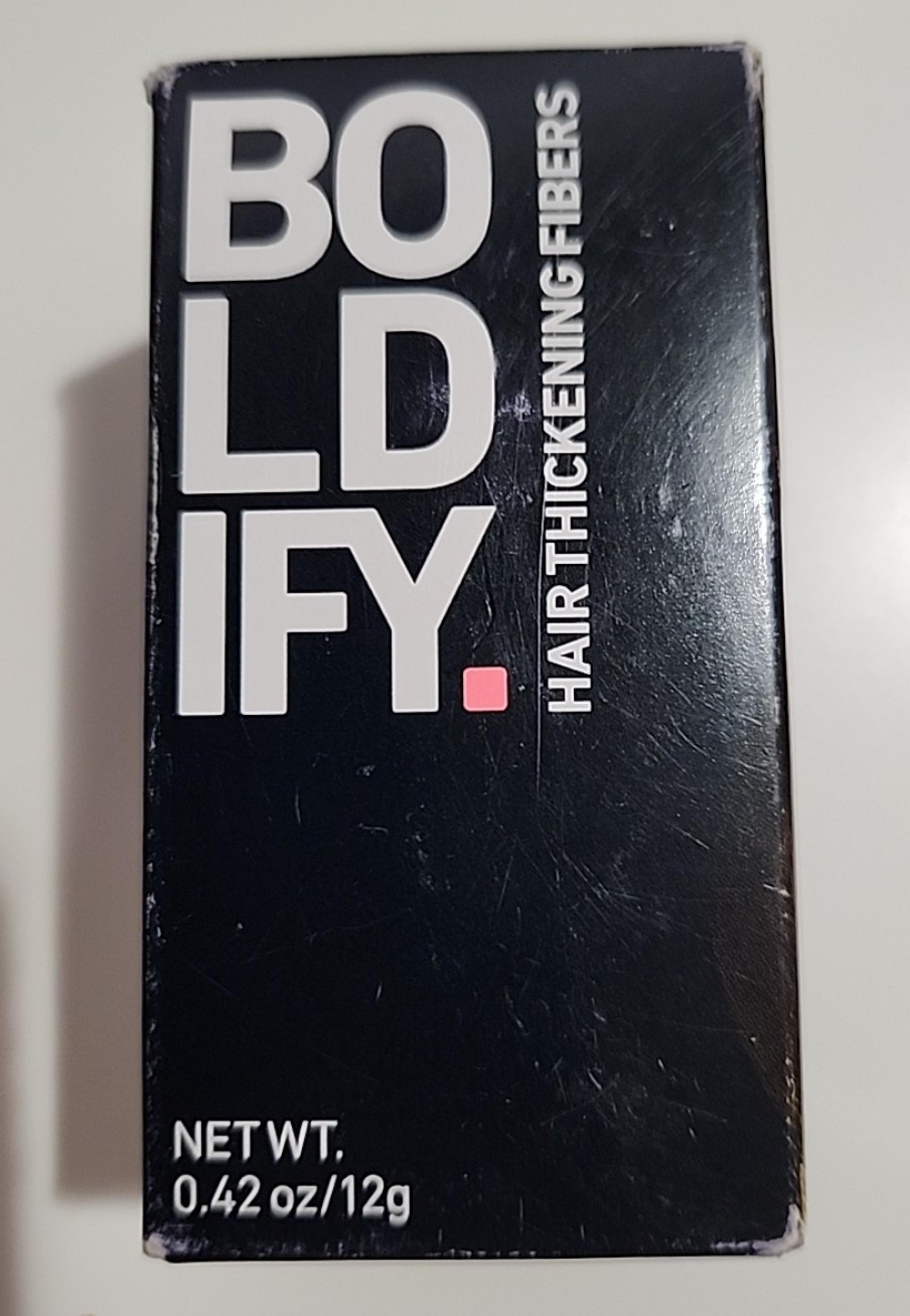 BOLDIFY Hair Thickening Fibers (12g) Fill In Thinning and Fine Hair Medium Brown