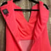 Vince Camuto Neon Pink Coral Gold Embroidered Summer Mini Dress Size 4 NWT