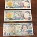 Cayman Island 2001 Dollar Bill 1 Bank Note Queen Elizabeth C/3