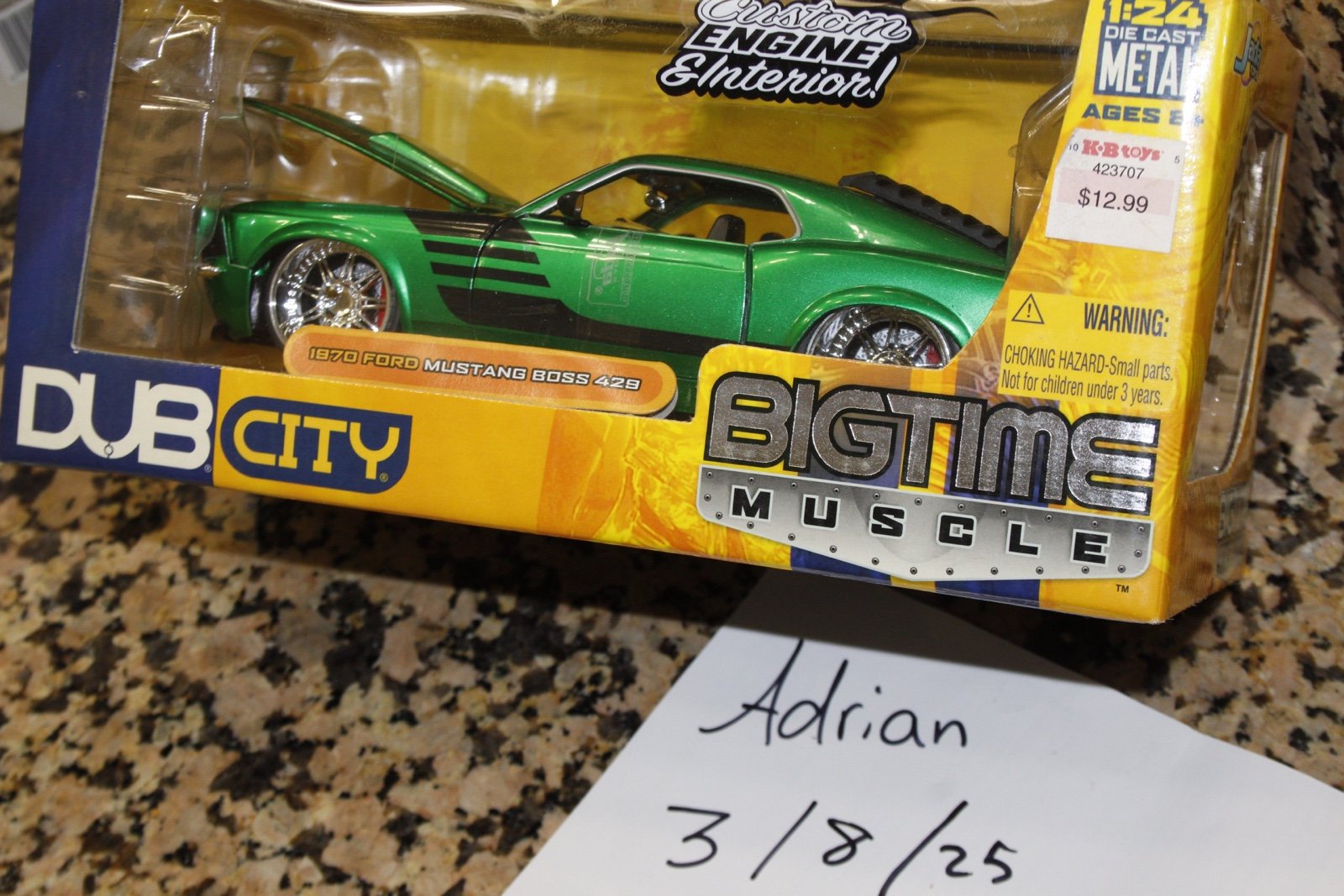 Jada Toys 1970 Ford Mustang Boss 428