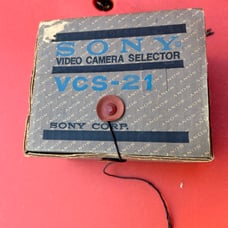 Vintage Sony VCS-21 Video Camera Selector Switch box