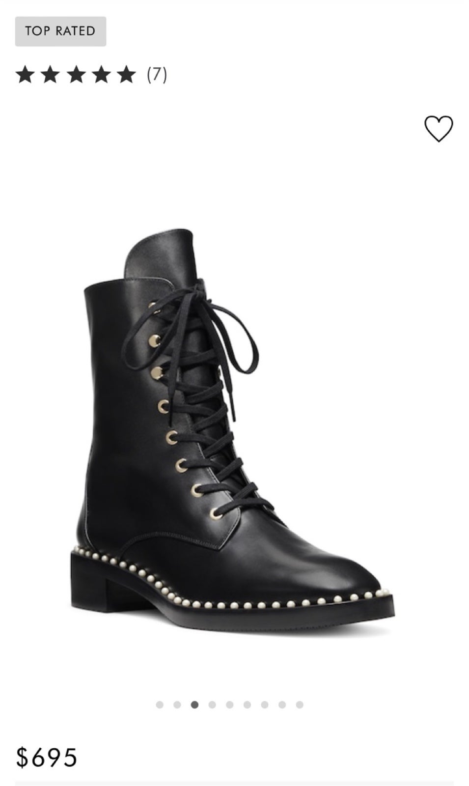 stuart weitzman pearl booties