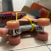 impala pink and yellow rollerskates