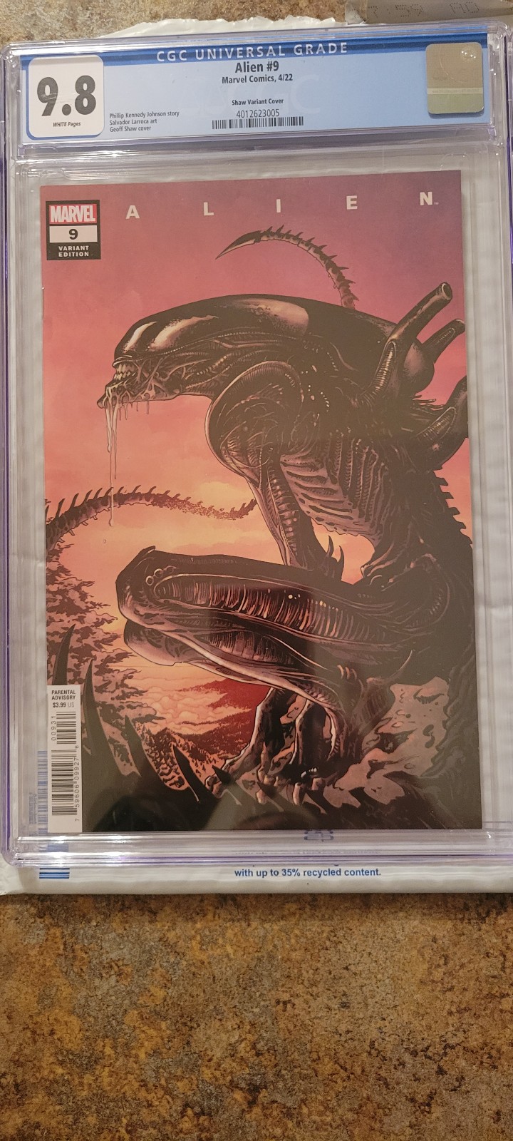Alien CGC 9 .8