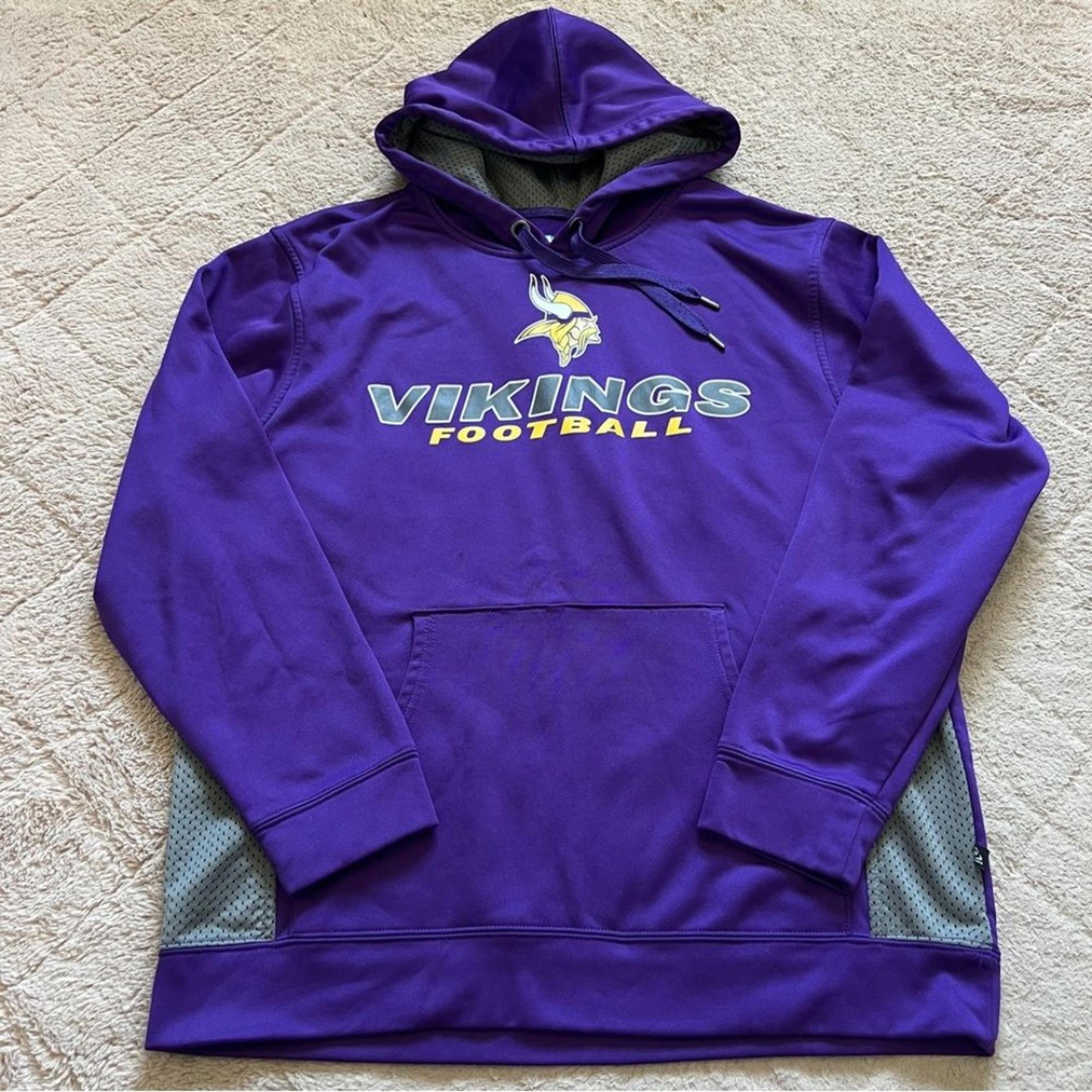 NFL Team Apparel Minnesota Vikings Hoodie Women’s Size L