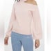 Generation Love Dakota Wool Pearl Sweater in Powder Pink Sz M