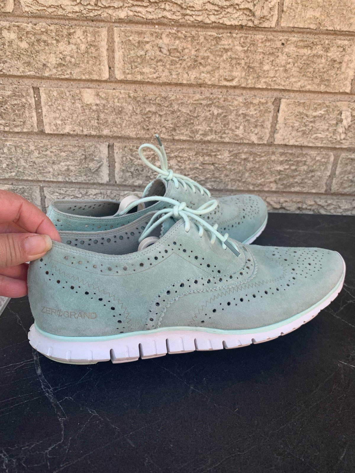 Cole Haan Women's Zerogrand Light Green Athletic Shoes 8.5