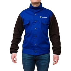 Waylander Dvalin Hybrid Flame Retardant Cotton Leather Welding Jacket Medium
