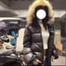 DUVETICA Short Fur-Trimmed Down Jacket y2k Punk Heisei Black