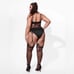 Plus Fishnet Bodystocking Lingerie