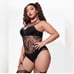 Plus Fishnet Bodystocking Lingerie