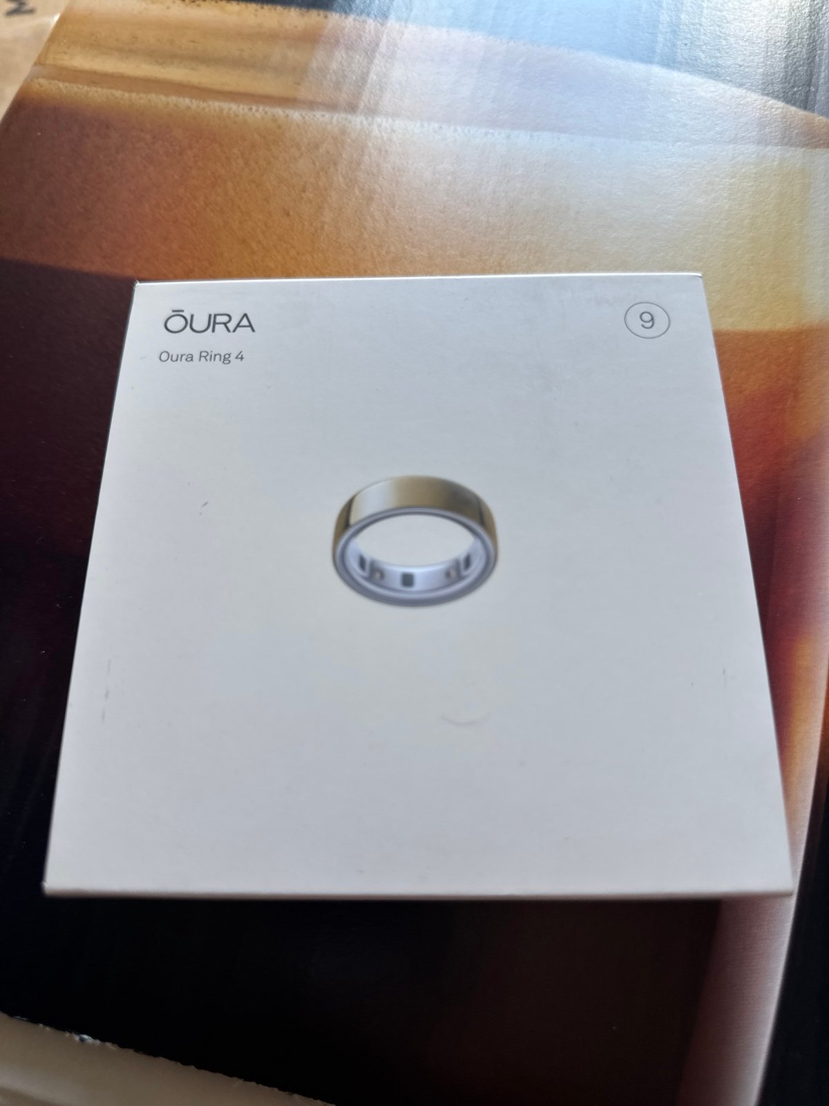 Brand new gold Oura ring size 9
